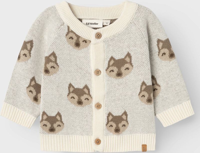 NAME IT Gebreid vest  ecru / gemengde kleuren