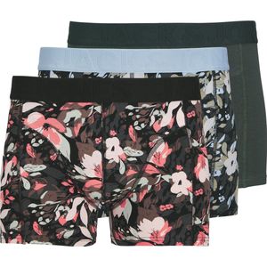 Jack & Jones - Boxershorts - 3-Pack - Groen - Forest Flower