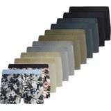 Jack & Jones - 12-Pack Jacjonah - Heren Boxershorts - Zwart Grijs Groen Bloemenprint