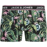JACK & JONES Boxershorts 'JACDREW'  turquoise / grijs / donkergrijs / lichtroze / zwart / wit gemêleerd