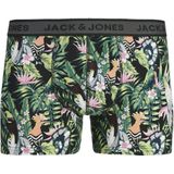 JACK & JONES Boxershorts 'JACDREW'  turquoise / grijs / donkergrijs / lichtroze / zwart / wit gemêleerd