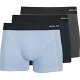 JACPHILIP - Bamboo Trunks - 3 Pack - Blauw, Grijs, Zwart - Bamboemix