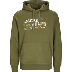 Jack&jones Jcooutdoor Logo Sweat Hood Sn Heren Trui