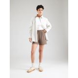 PIECES - PCANNA - Broek - Chocoladebruin - Gerecycled Materiaal - High Waist