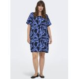 ONLY CARMAKOMA - Korte Jurk - Boothals - Loose Fit - Korte Mouwen