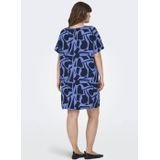 ONLY CARMAKOMA - Korte Jurk - Boothals - Loose Fit - Korte Mouwen
