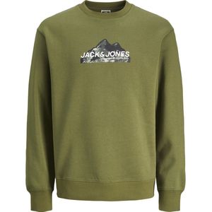 Jack&jones Jcomountain Logo Sweat Crew Neck Heren Trui
