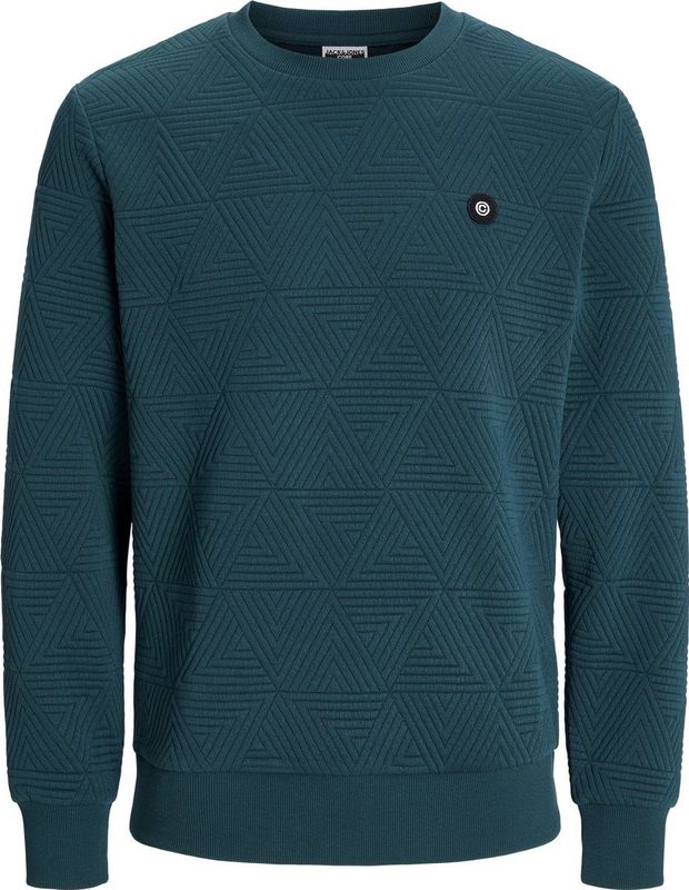 Jack & Jones - JCOGEO - Sweatshirt - Donkergroen
