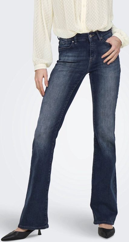 ONLY Bootcut-Jeans »ONLBLUSH ICON COIN MID FL DNM CRO300NOOS«