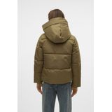 Jas - Hoge Opstaande Kraag - Lange Mouwen - Drukknoopsluiting - Polyester Voering