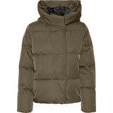 Jas - Hoge Opstaande Kraag - Lange Mouwen - Drukknoopsluiting - Polyester Voering