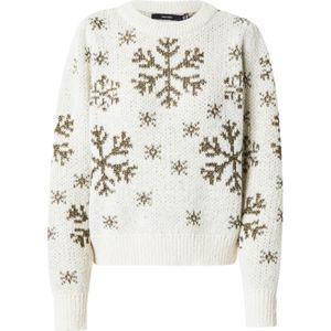 Vmsnowy - Pullover - Rood - Gebreid - O-Hals - Lange Mouwen - Glitterdetail