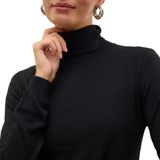 Vmiris - Gebreide Pullover - Rolkraag - Slim Fit - Lange Mouwen