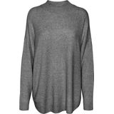 Gebreide Pullover - Hoge Hals - Lange Mouwen - Losse Pasvorm - Gerecycled Polyester