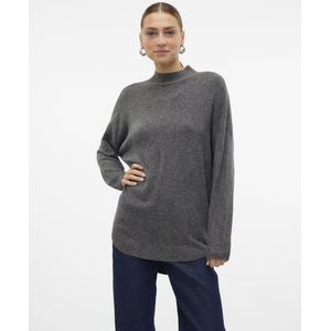 Gebreide Pullover - Hoge Hals - Lange Mouwen - Losse Pasvorm - Gerecycled Polyester