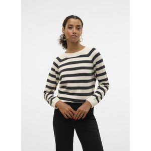 Gebreide Pullover - O-hals - Lange Mouwen - Geribde Manchetten - Regular Fit