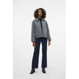 Vero Moda Jas Vmlara Emilia Short Jacket Noos 10320439 Medium Gray Melange Dames Maat - XL