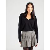 Gebreide Pullover - V-Hals - Lange Mouwen - Loose Fit - Geribde Manchetten