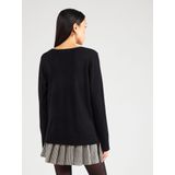 Gebreide Pullover - V-Hals - Lange Mouwen - Loose Fit - Geribde Manchetten