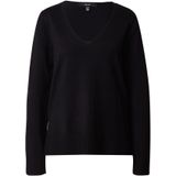 Gebreide Pullover - V-Hals - Lange Mouwen - Loose Fit - Geribde Manchetten