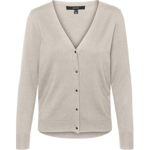 Vero Moda Vest Vmsilje Ls V-neck Cardigan Ga Noos 10320456 Moonbeam Dames
