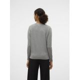 Vest - V-Hals - Lange Mouwen - Loose Fit - Geribde Manchetten - Knoopsluiting