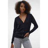 Vest - V-Hals - Lange Mouwen - Loose Fit - Knoopsluiting