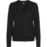 Vest - V-Hals - Lange Mouwen - Loose Fit - Knoopsluiting