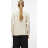 Vero Moda Vest Vmboom Ls V-neck Button Cardigan Ga 10320457 Birch/melange Dames