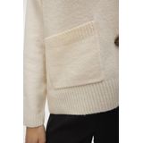 Vero Moda Vest Vmboom Ls V-neck Button Cardigan Ga 10320457 Birch/melange Dames