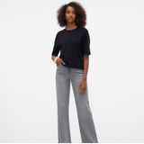 Gebreide Pullover - O-hals - 2/4 Mouwen - Oversized Fit