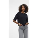 Gebreide Pullover - O-hals - 2/4 Mouwen - Oversized Fit