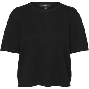 Gebreide Pullover - O-hals - 2/4 Mouwen - Oversized Fit