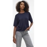 Vmsilje - Gebreide Pullover - O-hals - 2/4 Mouwen - Oversized Fit