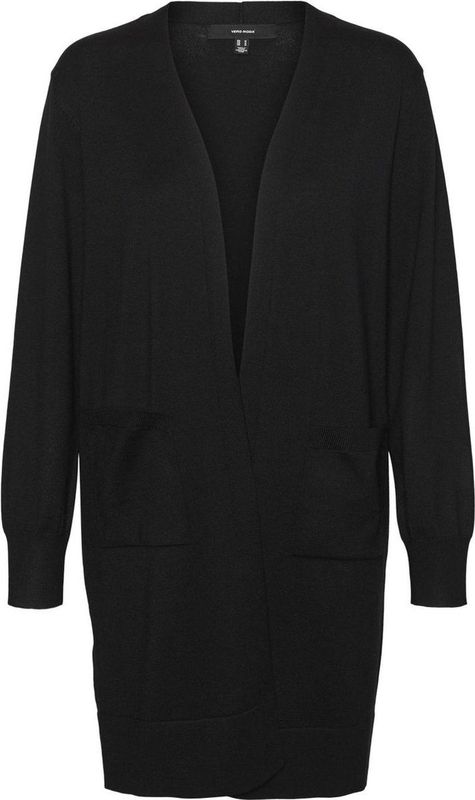 Vero Moda - Vest - Zwart - Viscose/Polyester