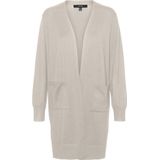 Vero Moda - Vmsilje Ls Open Cardigan - Moonbeam - Dames