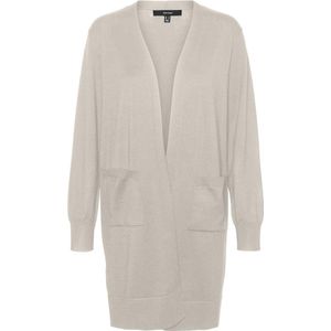 Vero Moda - Vmsilje Ls Open Cardigan - Moonbeam - Dames