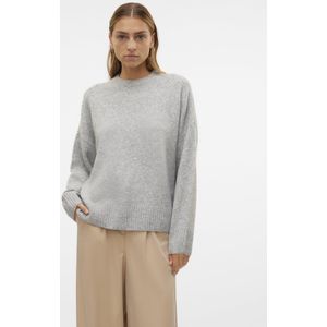 Vero Moda - Oversized Trui - Lichtgrijs - Knitwear