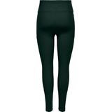 SPORT - Sportlegging - Zwart - Ribstof - High Waist