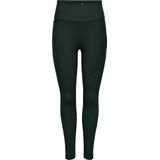 SPORT - Sportlegging - Zwart - Ribstof - High Waist