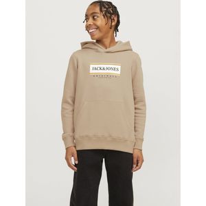 Jack & Jones Junior jongens hoodie - Zand