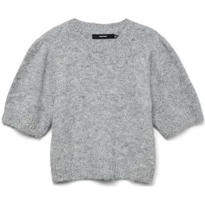 Vero Moda - Trui - Grey Melange - Knitwear - Regular Fit