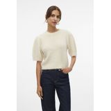 Vero Moda - Gebreide Trui - Birch - Knitwear - Regular Fit