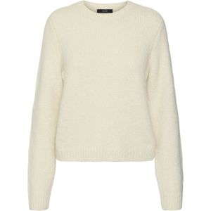 Vero Moda Trui Vmnovah Ls O-neck Pullover Ga Noos 10320495 Birch Dames