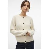 Vero Moda - Vmnovah Ls O-neck Button Cardi - Vest - Birch