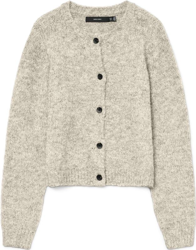 Vero Moda - Vmnovah Ls O-neck Button Cardi - Vest - Birch