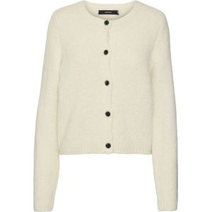 Vero Moda Vest Vmnovah Ls O neck Button Cardi Ga N 10320496 Birch Dames