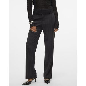 Tailored Broek - Zwart - Gerecycled Polyester - Rechte Pasvorm