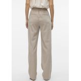 Vero Moda Broek Vmmaya Goody Mw Straight Pant Noos 10320534 Silver Mink/melange Dames