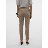 Broek - Enkel Lengte - Zwart - Katoen - Regular Fit